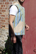 Striped Cotton Vest