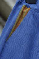 Blue Cotton Pants