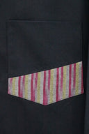 Classic Slim Fit Black Oxford Cotton