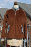 Brown Velvet Wool Jacket