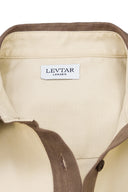 Classic Slim Fit Women Sepia Oxford Cotton
