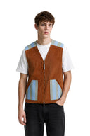 Brick Red Padded Vest