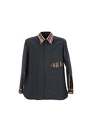 Classic Slim Fit Grey Oxford Cotton