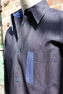 Navy Denim Shirt