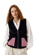 Black Padded Vest