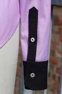 Purple Long-Sleeve Cotton Shirt