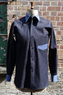 Navy Cotton Shirt