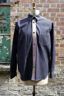 Black Long-Sleeve Cotton Shirt