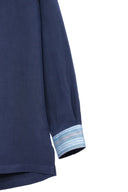 Navy Blue Popover Shirt
