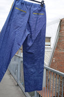 Blue Cotton Pants