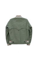 Japanese Sage Cotton Harrington Jacket