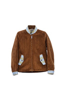 Brown Corduroy Harrington Jacket
