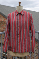 Striped Red Cotton Shirt
