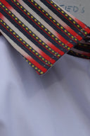 White Shirt with Orange Details
