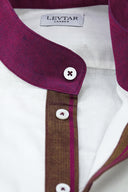 White Collar Popover Shirt