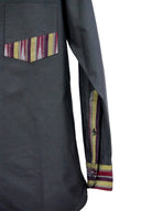 Classic Slim Fit Grey Oxford Cotton