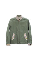 Japanese Sage Cotton Harrington Jacket