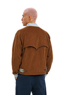Brown Corduroy Harrington Jacket