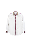 Classic Slim Fit Women White Oxford Cotton