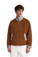 Brown Corduroy Harrington Jacket 2