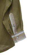 Olive Green Popover Shirt