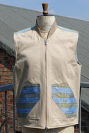 Cream Cotton Vest