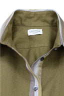 Olive Green Popover Shirt