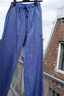 Blue Cotton Pants