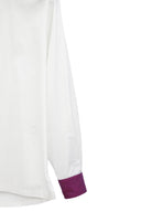 White Collar Popover Shirt