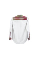 Classic Slim Fit Women White Oxford Cotton
