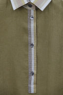 Olive Green Popover Shirt
