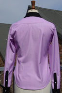 Purple Long-Sleeve Cotton Shirt
