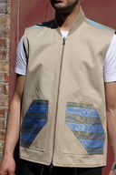 Cream Cotton Vest