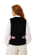 Black Padded Vest
