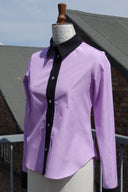 Purple Long-Sleeve Cotton Shirt